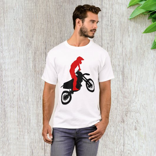 T-shirt Motorcross Rider Mens