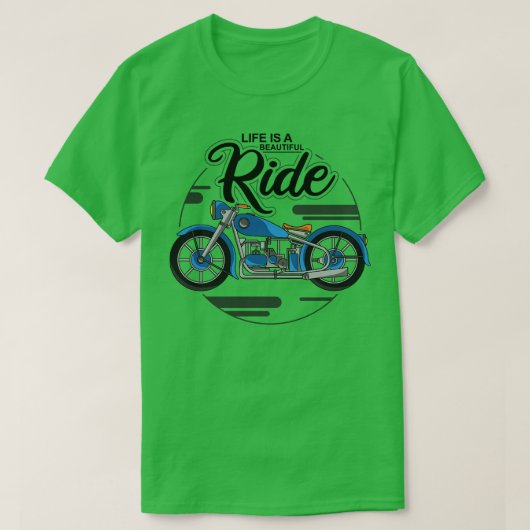 T-shirt Motorcycle avec automatique (Design devant)