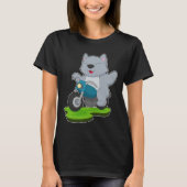 T-shirt Motorcycle Cat (Devant)