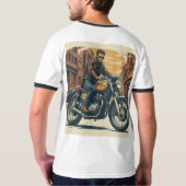 T-shirt motorcycle design (Dos entier)