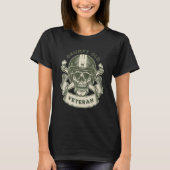 T-shirt MOTORCYCLE GRUMPY OLD VETERAN   Retirement (Devant)