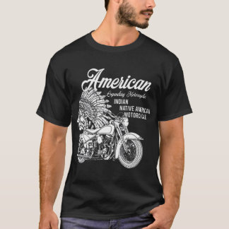 T-shirt Motorcycle Indien amérindien bijoux cadeau