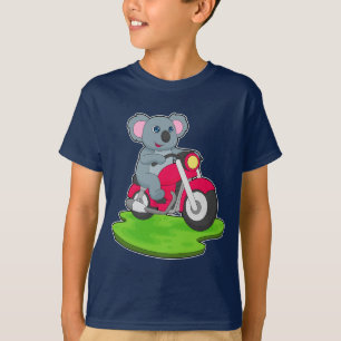 T-shirt Motorcycle Koala