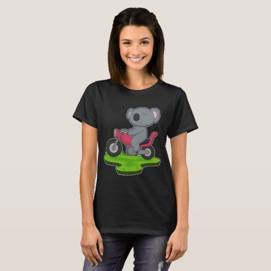 T-shirt Motorcycle Koala (Devant entier)