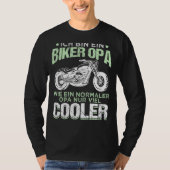 T-shirt Motorcycle Mens Ich Bin Ein Biker Opa Moteur (Devant)