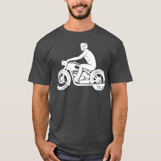 T-shirt Motorcycle Motorbike Biker Chopper Racer Bike Race