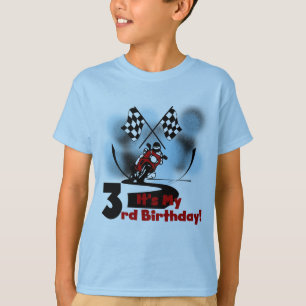 T-shirt Motorcycle Racing 3e maillots d'anniversaire