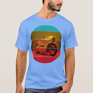 T-shirt Motorcycle Retrofuture