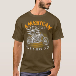 T-shirt Motorcycle Rider American Motorcycle Indian Club