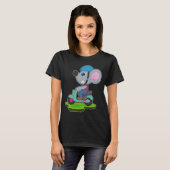 T-shirt Motorcycle souris (Devant entier)