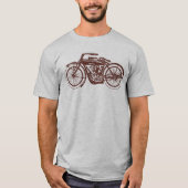 T-shirt Motorcycle vintage (Devant)