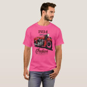 T-shirt Motorcycle vintage (Devant entier)