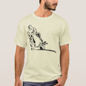 T-shirt Motorcycle vintage (Devant)