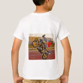 T-shirt Motorcycle Yoga Sport-Tek Long Sleeve (Dos)