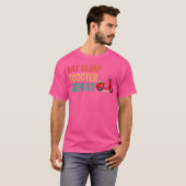 T-shirt Motorcycles Motorized Motorbike Scoot (Devant entier)