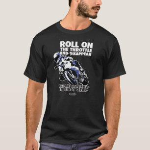 T-shirt motorfiets - draaiende schroef