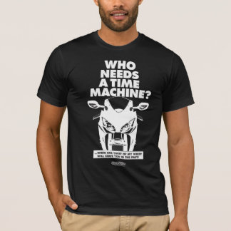 T-shirt motorfiets - tijdmachine