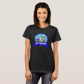 T-shirt Motorhome Camping Camper Caravan  &  RV King (Devant entier)