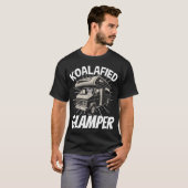 T-shirt Motorhome Rv Camping Camper Koalafied Glamper vint (Devant entier)