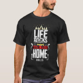 T-shirt Motorhome Rv Camping Camper Life Rocks Quand Votre (Devant)