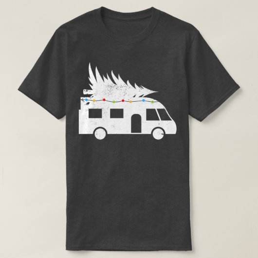 T-shirt Motorhome Santa Hat Noël cadeau de Noël (Design devant)