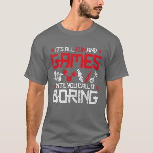 T-shirt Motorsport Caruning funny (Devant)