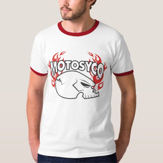 T-shirt motoskull (Devant)