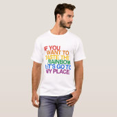 T-SHIRT MOTS ARC-EN-CIEL (Devant entier)