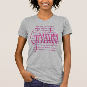 T-shirt Mots de grand-mère