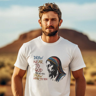 T-shirt Mots Divins : Jésus inspire