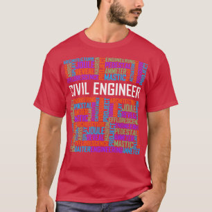 T-shirt Mots du génie civil