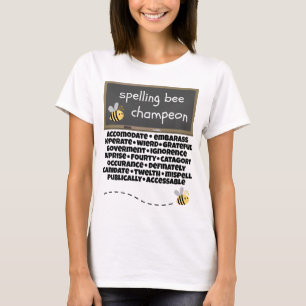 T-shirt Mots mal épelés par Champeon de concours