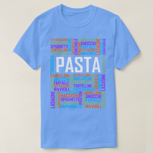 T-shirt Mots Pasta (Design devant)