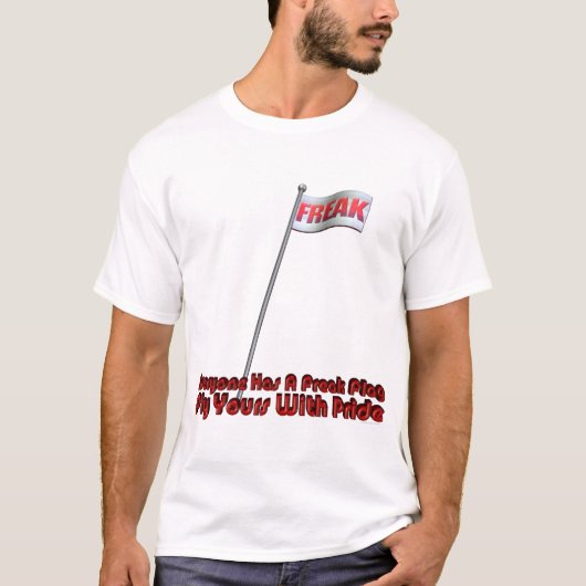 T-shirt Mouche anormale de drapeau (Devant)