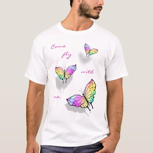 T-shirt Mouche avec moi (Devant)