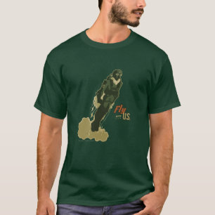 T-shirt Mouche avec moi la pièce en t graphique des homme