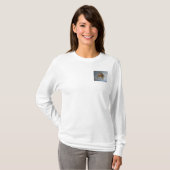 T-shirt Mouche molle de plume de cou (Devant entier)