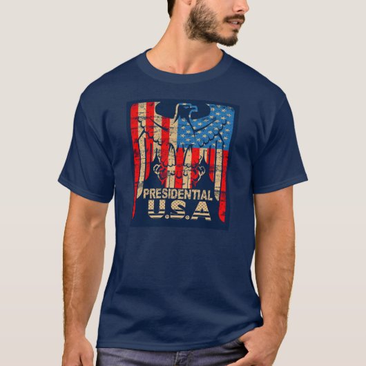 T-SHIRT MOUCHE PRÉSIDENTIELLE DES ETATS-UNIS EAGLE (Devant)