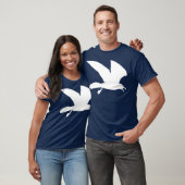 T-shirt Mouette blanche en vol (Unisexe)