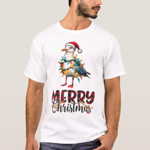 T-shirt Mouette marine Mouette marine Oiseau de mer Noël C
