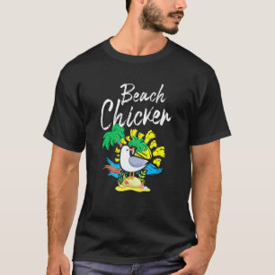 T-shirt Mouette Plage Poulet Animal 1