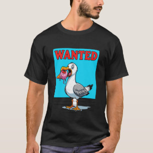 T-shirt Mouette recherchée avec cône de glace