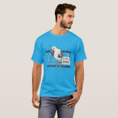T-shirt Mouette sur le thème d'Istanbul (Devant entier)