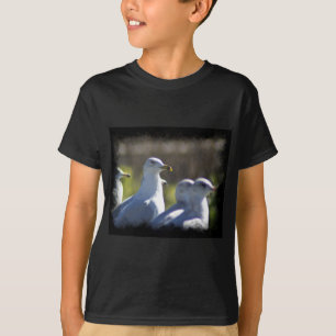 T-shirt Mouette sur rail