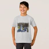 T-shirt Mouette sur rail (Devant entier)