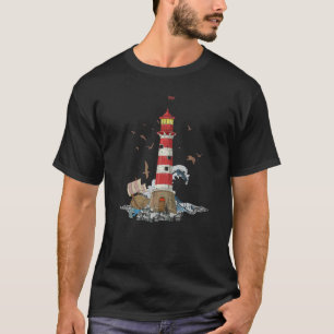 T-shirt Mouette Voile Océan Mer Vagues Nautilus Voilier