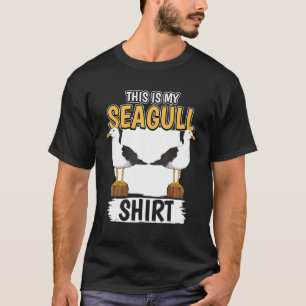 T-shirt Mouettes Citer Mouettes De Mer Voici Mon Mouette D