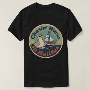 T-shirt Mouettes de Halifax Rétro