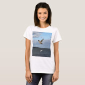 T-shirt Mouettes en vol (Devant entier)