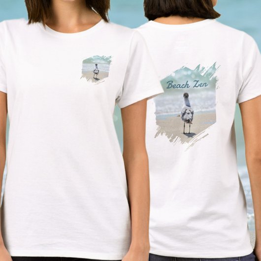 T-shirt Mouettes sur la plage